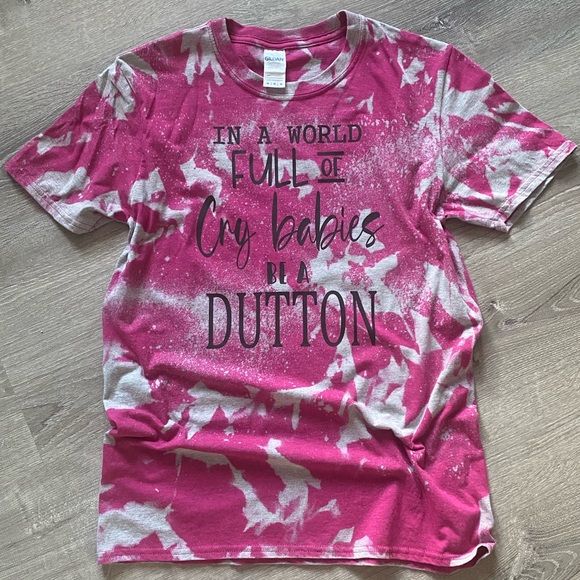 New! Yellowstone bleach tee - Picture 2 of 3